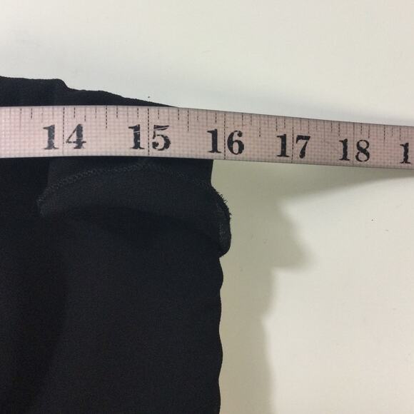 LULU'S M Excellent Sensation Black Strapless Ruffled Formal Maxi Dress NEW B116 - Picture 7 of 10